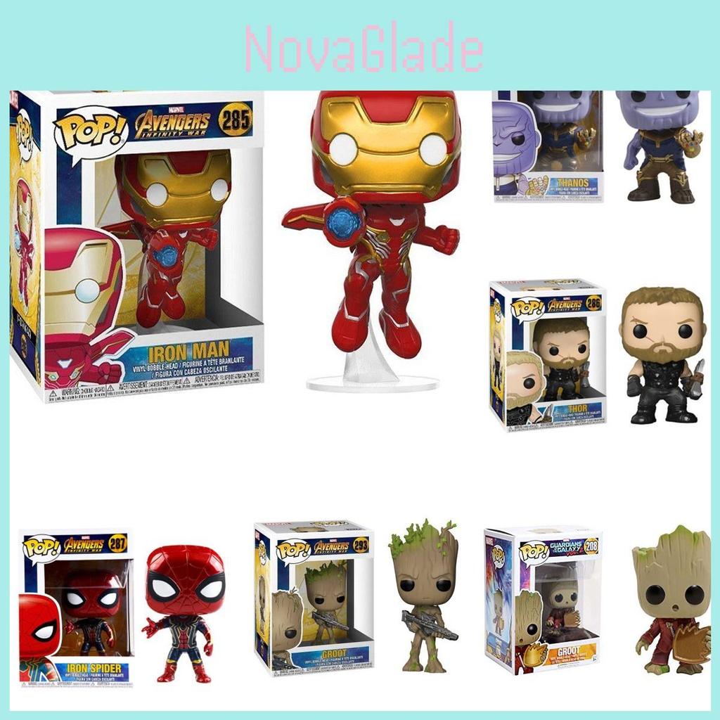 Яркая фигурка Marvel Avengers Pop Toy в стиле аниме с культовым дизайном Человека-паука