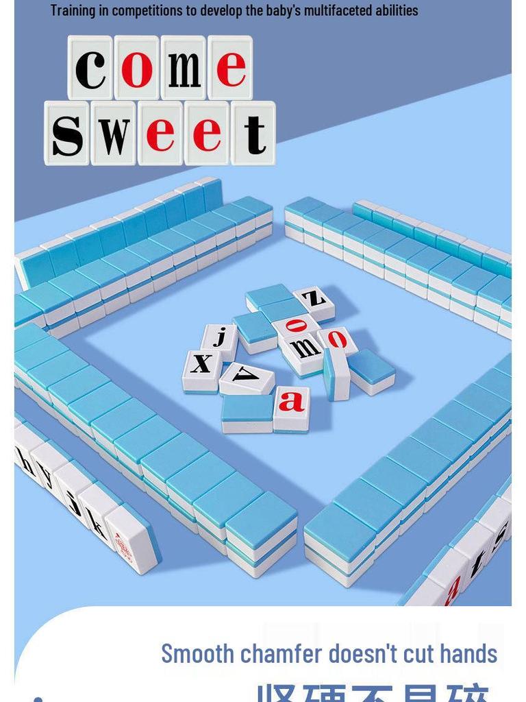 Pinyin Mahjong Tiles & Cards: Early Childhood Educational Learning Toy