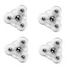 4pcs Self-Adhesive Universal Pulley 360° Rotation Swivel Casters  Table Move Accessories