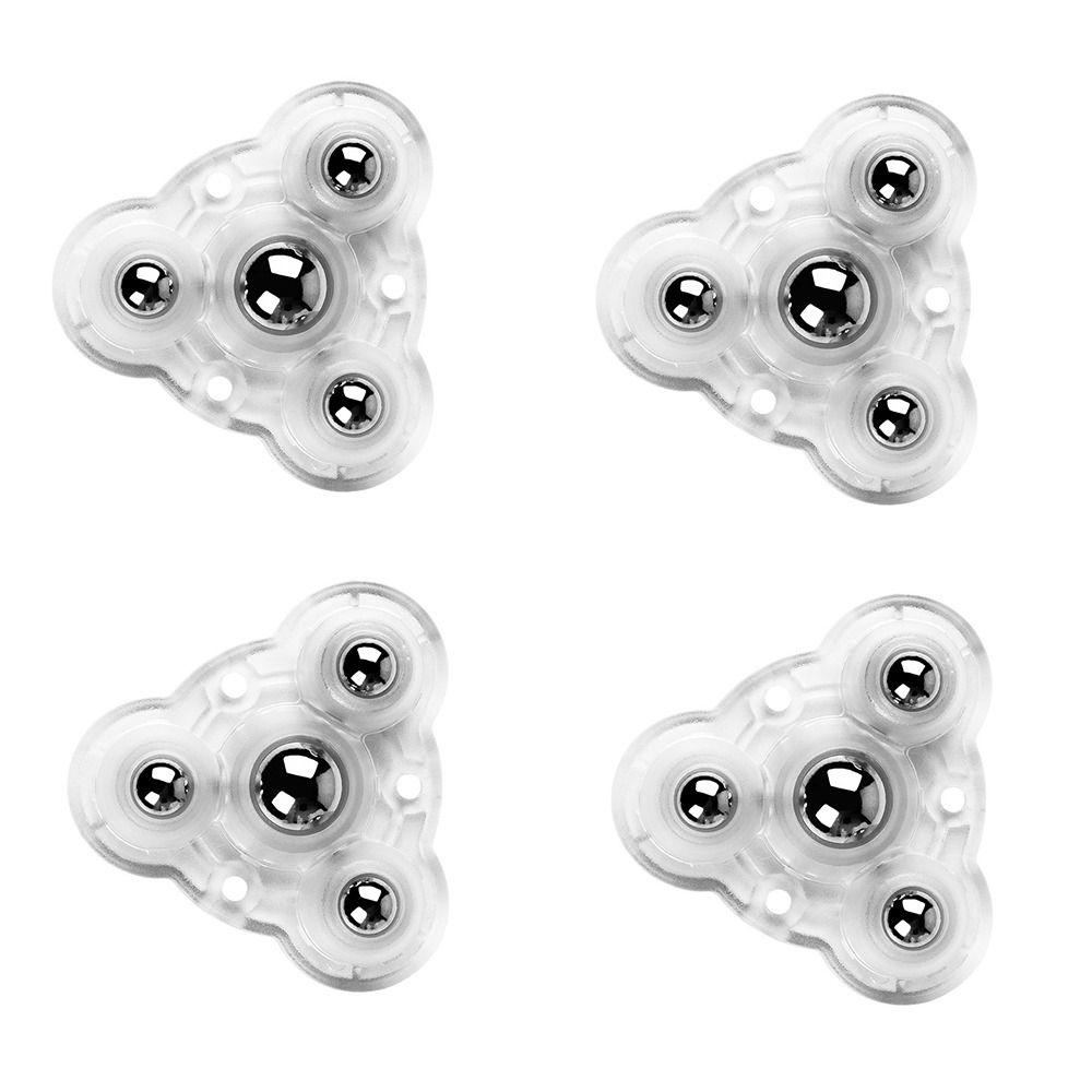 4pcs Self-Adhesive Universal Pulley 360° Rotation Swivel Casters Table Move Accessories