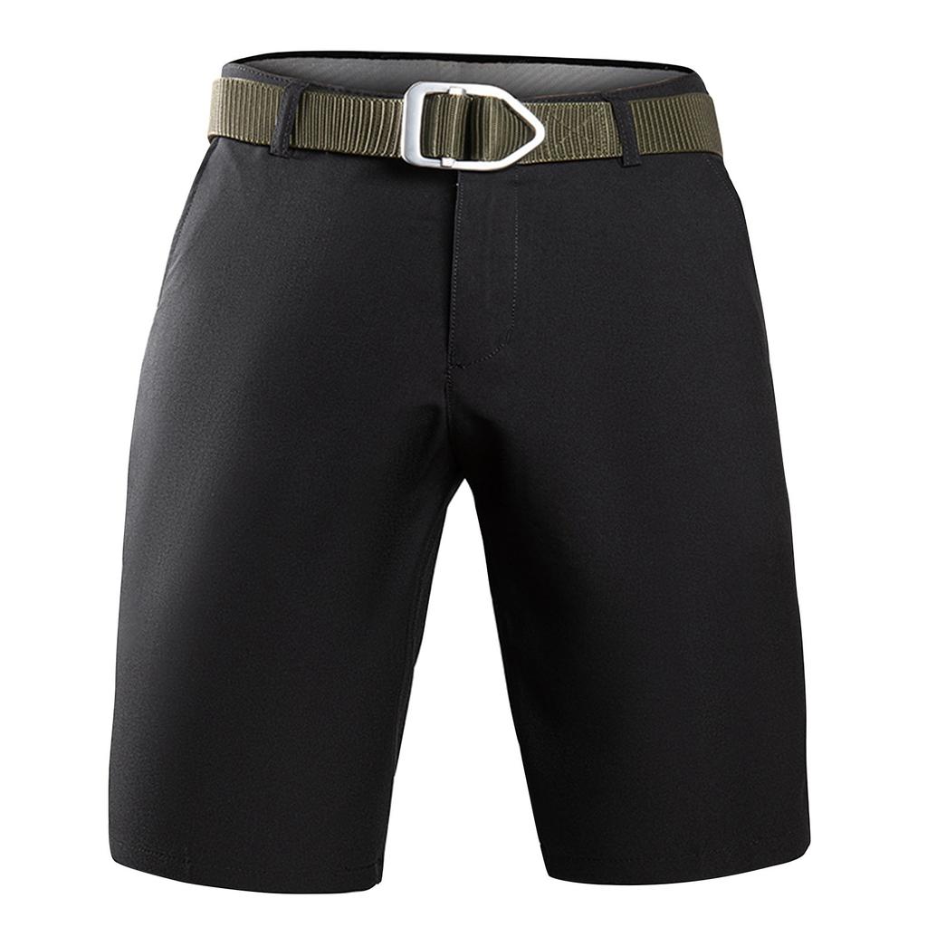 Мужские летние рабочие шорты, свободные повседневные брюки с пятью точками, мужские летние однотонные повседневные шорты-карго