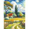 Пазл «Деревня Ван Гога» Знаменитый пейзаж 500 деталей, популярная корейская головоломка