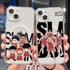 Slam Dunk Anime Magsafe Magnetic Phone Case for iPhone 16 15 14 13 12 11 8 7 Plus Pro Max X XR XSMax Soft Clear Tpu Cover