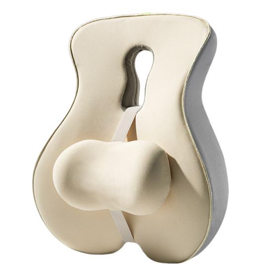 Подушка для поддержки спины Подушка для поясничной поддержки из пены с эффектом памяти Поддержка спины для стула с регулируемым ползунком для офисного стула Стул для компьютерного стола