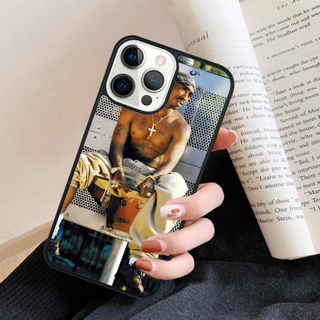 Чехол для телефона рэп-исполнителя 2Pac Тупак Амару Шакур для iPhone 17 Air 16 15 14 Plus для apple 16 11 12 13 Pro Max