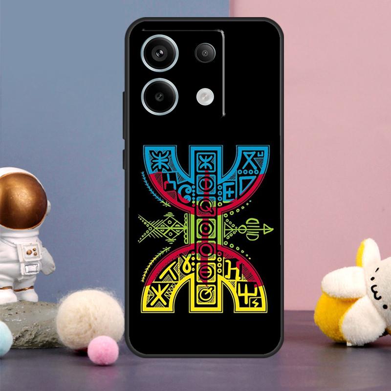 Чехол с флагом берберов Амазигов для Xiaomi Redmi Note 9 10 11 12 13 Pro Plus 12S 11S 10S 9S Remdi 12 13 C 9C 10C