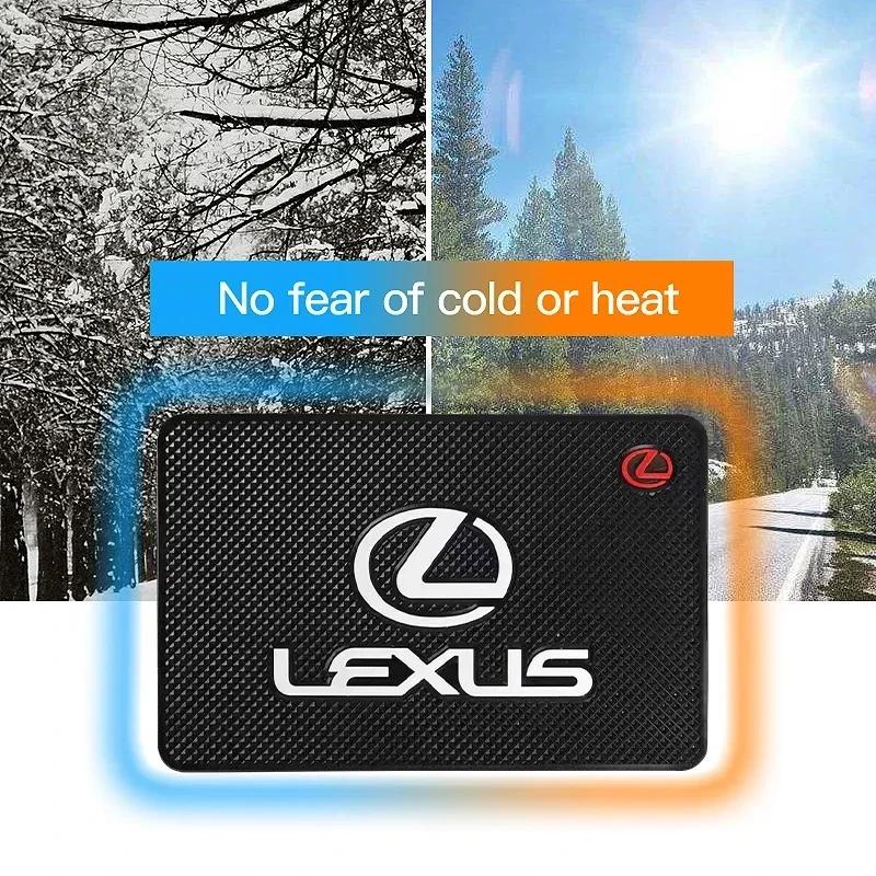 EZQZ3 PVC Silicone Car Dashboard Non-Slip Mat Anti-Slip Pad For Lexus F SPORT ES RX NX LS UX LM LX GX LC RZ IS CT GS RC HS Accessories