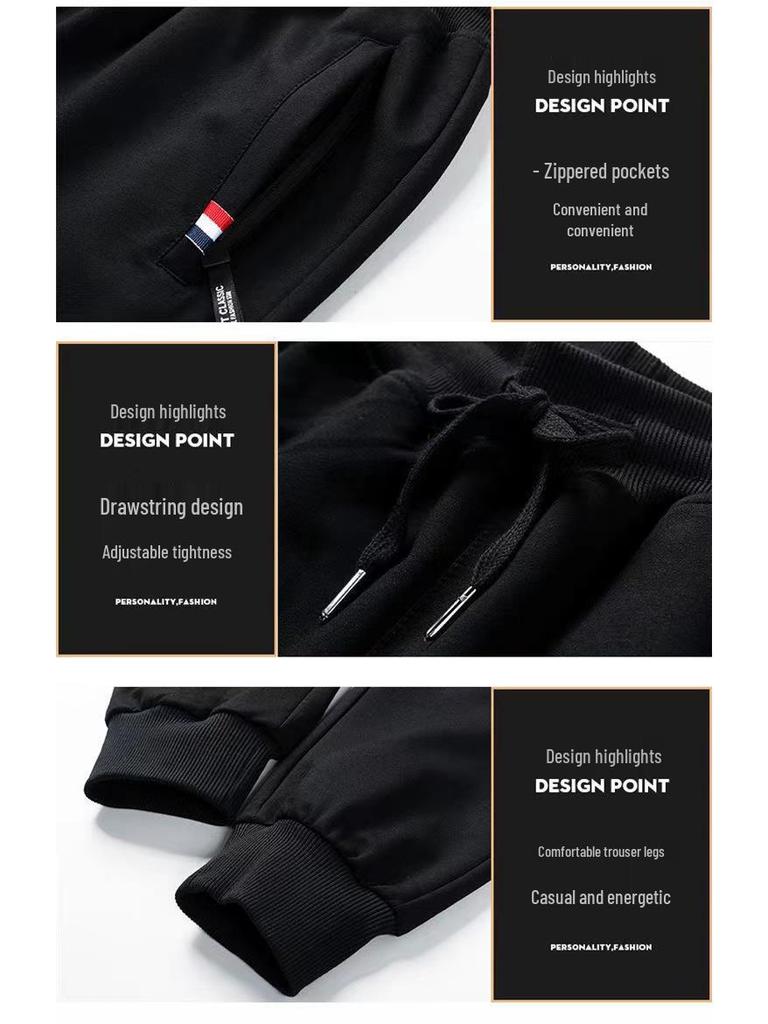 Мужские рабочие брюки: Прочный, Свободный крой, Износостойкий, с карманами на молнии — Идеально подходит для строительства.