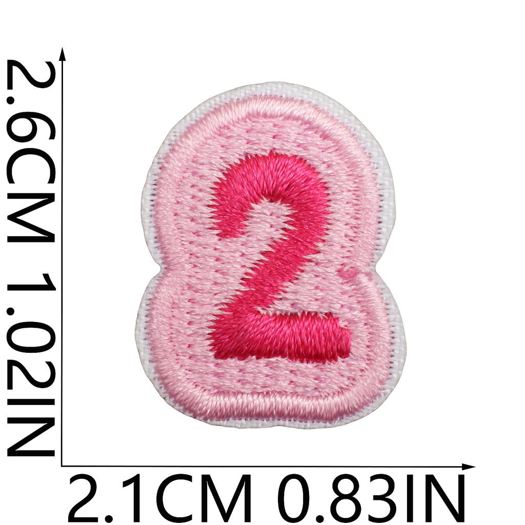 English Letter Embroidery Cloth Sticker Small Size Diy Pendant Decorative Patch Sticker Love Star Letter Embroidery Chapter Boy
