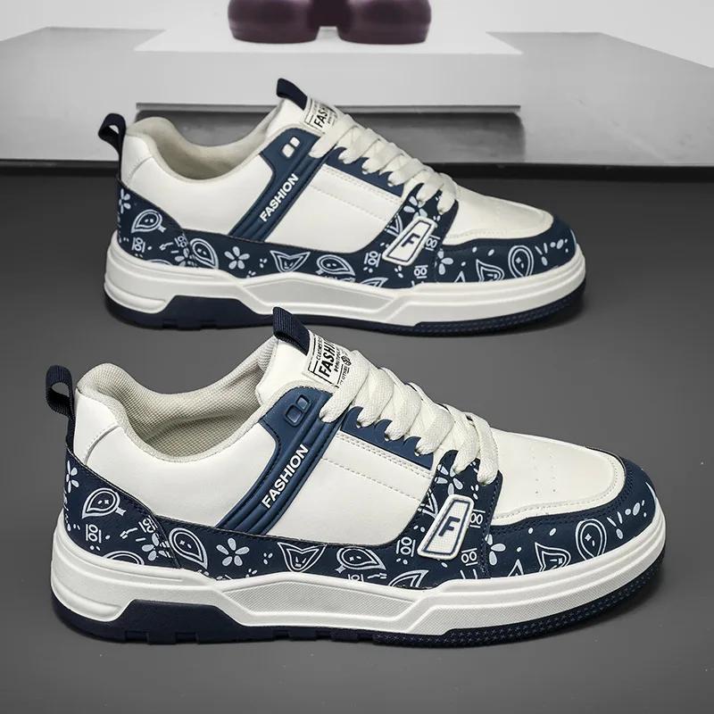 Fashion Men Sneakers Fashion Autumn 2024 New Breathable Comfort Casual Shoes Thick Soled Lace Up Anti Slip Wear-resisting Running Shoes