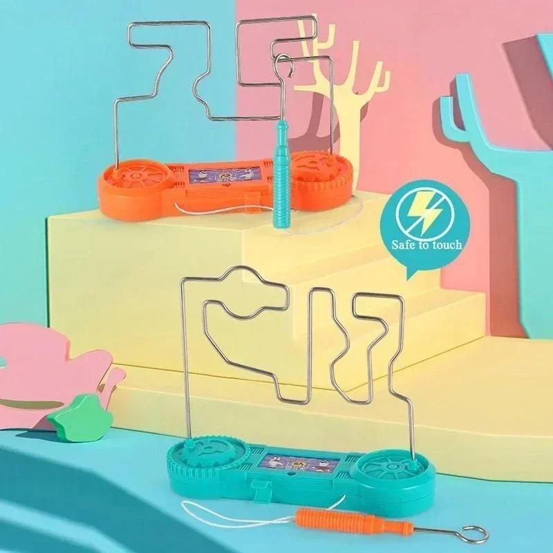 Дети Коллисон электрошокер игрушка образование электрический сенсорный лабиринт игра вечеринка забавная игра научный эксперимент игрушки для детей подарок