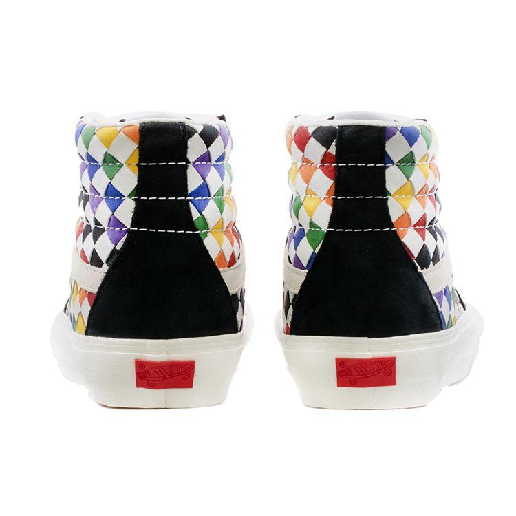 Vans Кроссовки унисекс Sk8-Hi VLT LX Pride, разноцветные, зефирные, радужные, VN0A4CS55A8