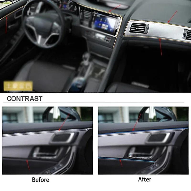 5M Car Dashboard & Door Edge Trim – Universal Styling Insert Moulding with Scraper for Auto Interior Decoration