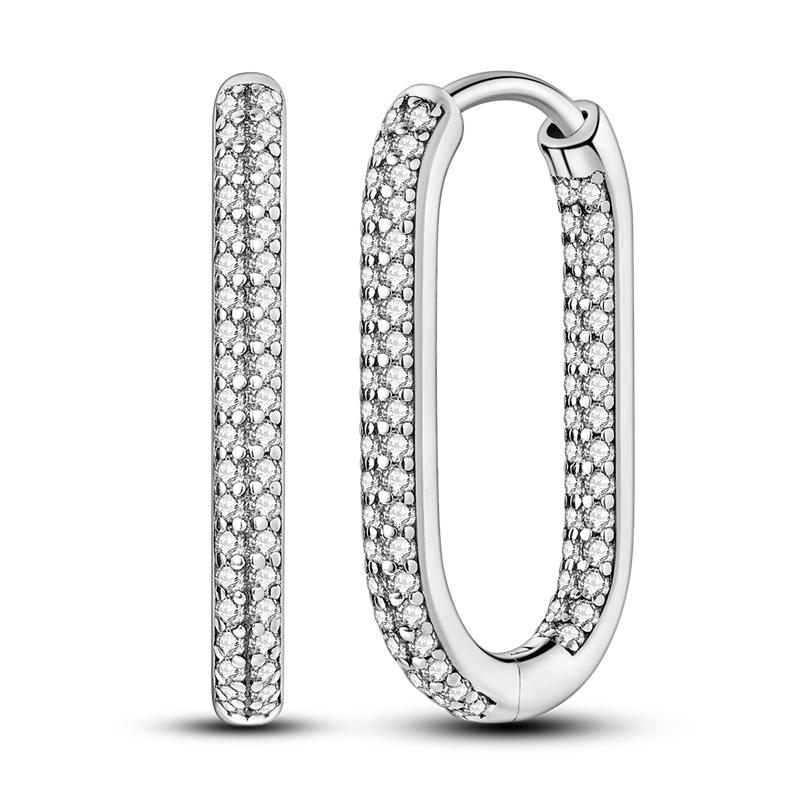 Серьги из стерлингового серебра 925 пробы с кубическим цирконием, двойные, для женщин, серьги в форме сердца, звезды, луны, элегантные ювелирные изделия, подарки на день рождения