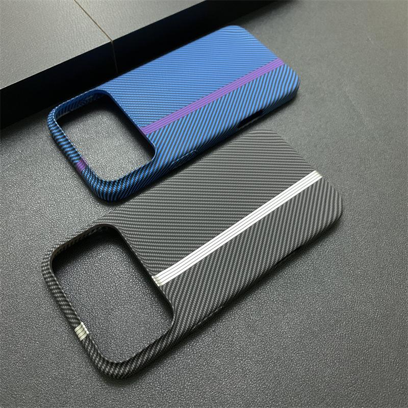 Для Apple iphone 17 Pro Max Чехол Жесткий из углеродного волокна Тонкий Защитный Задняя крышка Чехлы Для iphone 16 15 14 13 12 Pro Max Корпус