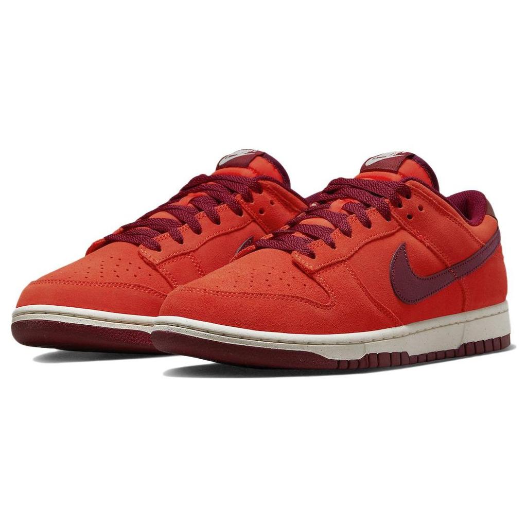 Nike Кроссовки мужские Dunk Low Оранжевая замша Безопасный оранжевый Командный красный Парус DQ8801-800