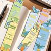 30PCS CDinosaur Alien Bookmark Decoration Painting Reading Page Book Labeled Paper Student Book Gifts To Mark Cards Bookmark