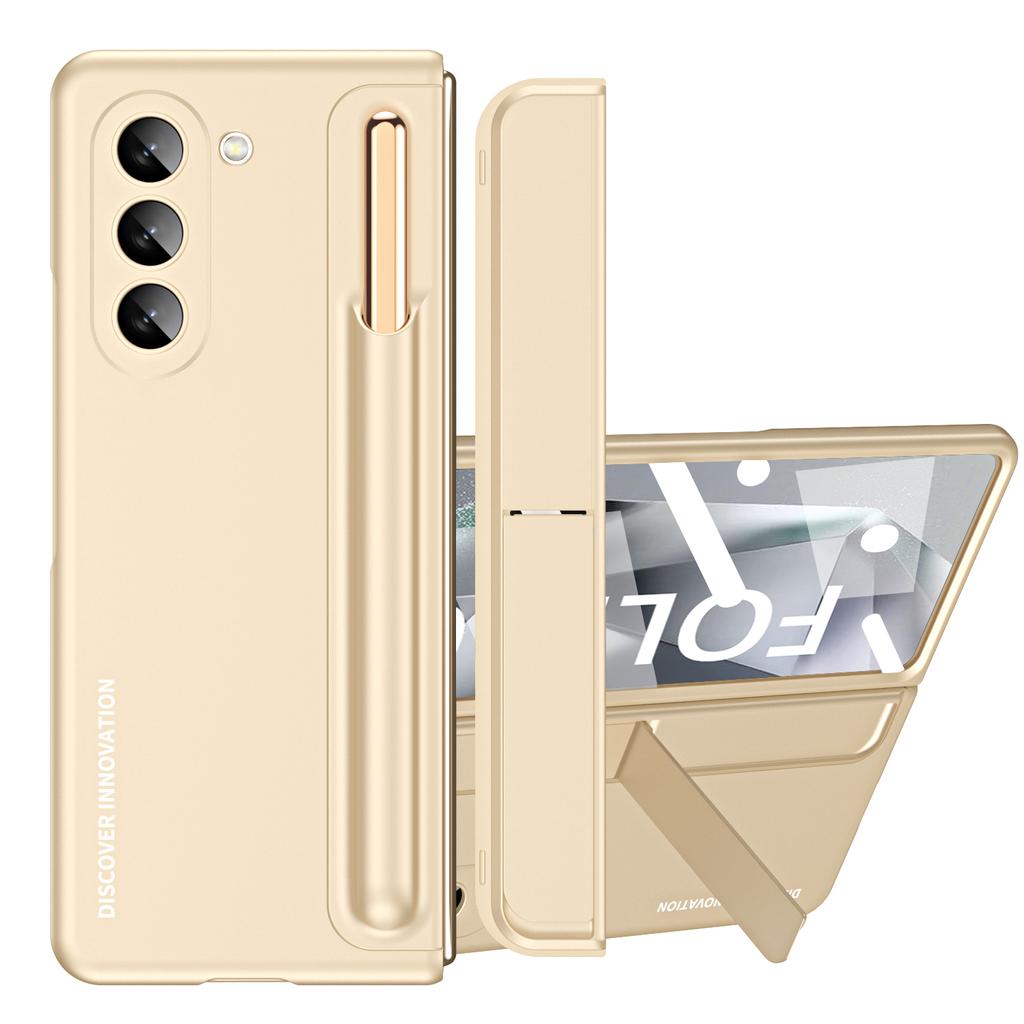Чехол из жесткого пластика для телефона Samsung Galaxy Z Fold 6 5 4 Fold6 Fold5 Fold4 5G с защитной крышкой для слота для ручки-подставки
