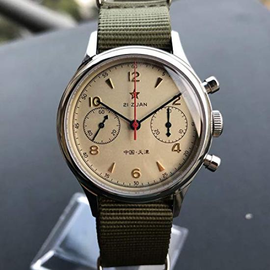 Часы-хронограф GIV 1963 года выпуска, механические аналоговые часы, 1963 года выпуска, ST1901, механизм с ручным заводом, 38 мм, гусиная шея, 1963 года выпуска, циферблат Panda, водонепроницаемые, роскошные мужские