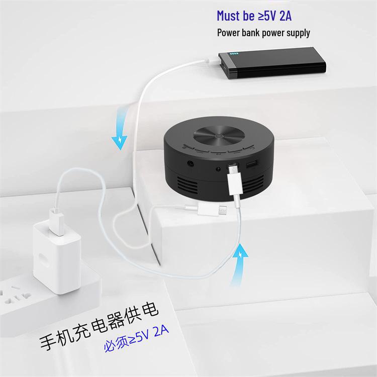 Portable YT200 Mini HD Projector for Kids' Mobile Devices