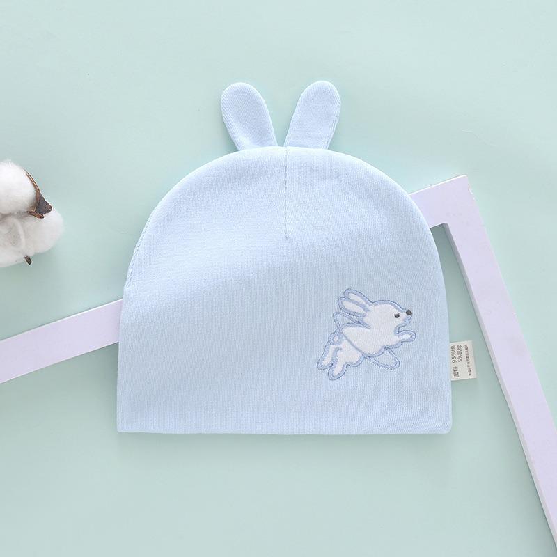 Pure Cotton Double Layer Newborn Hat for 0-3 Months, Suitable for Autumn/Winter
