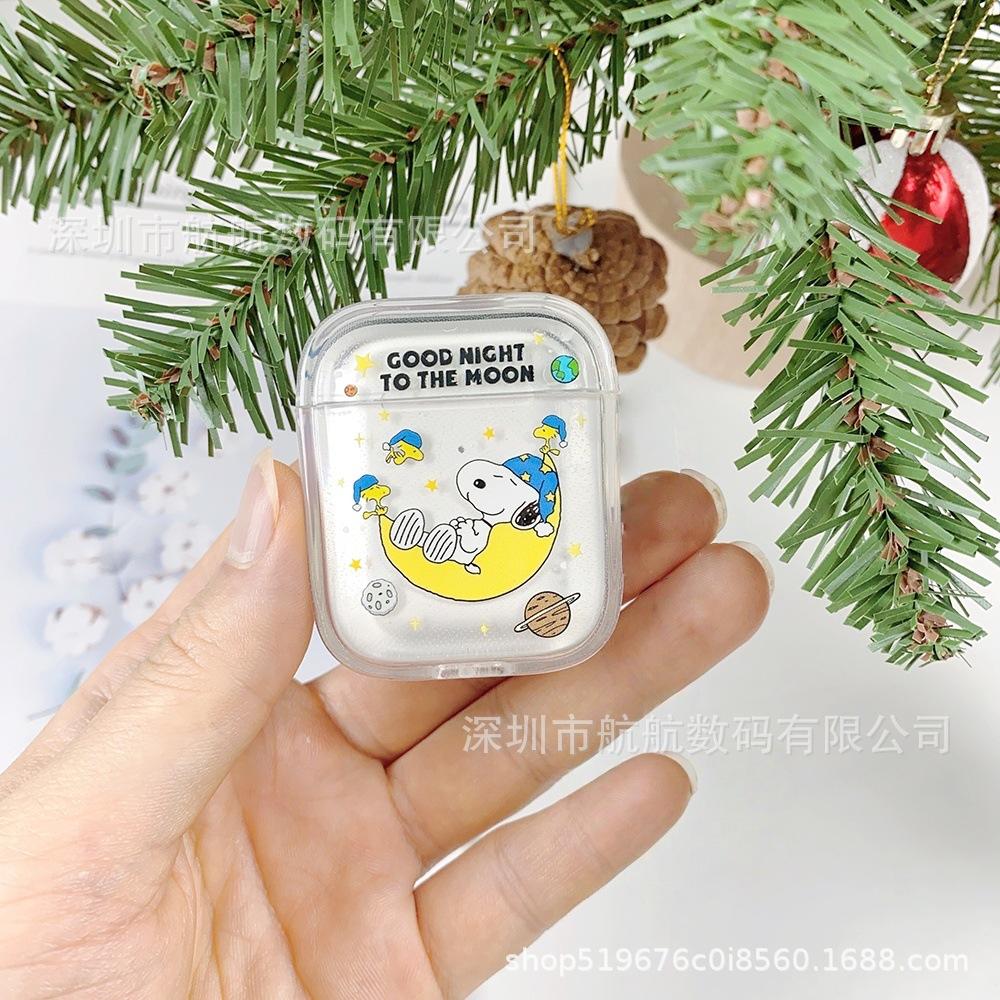 Lunar astronaut Snoopy applies to Apple AirPods 1 generation earphone case 1st generation 1st generation pro1 protective case