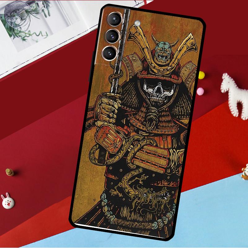 Японский Самурай Чехол Для Samsung Galaxy S26 S25 S24 S21 S22 S20 Ultra S9 S10 Plus S23 FE S25 FE Чехол Для Телефона
