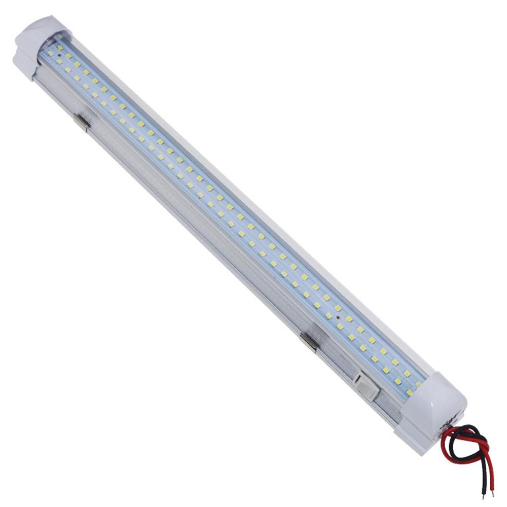 Универсальный внутренний светильник для автомобиля, 72 светодиодных ленты, 12 В-80 В, для грузовика, автобуса, каравана, лампа для чтения, освещение для кабины, переключатель ВКЛ/ВЫКЛ