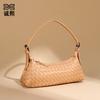 2025 новая модная универсальная плетеная вручную сумка-подмышка женская сумочка модная наплечная сумка-мессенджер