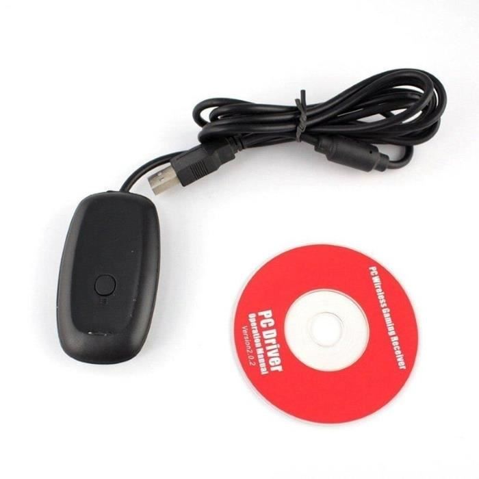 Récepteur sans fil - Xbox 360 - Adaptateur USB - Portée 30 pieds - Connectivité multiple - Compatible Xbox 360