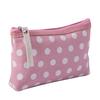 Canvas Dot Print Makeup Bag Women Cosmetic Bags Toiletry Bag Phone Organizer Key Phone Pouch Coin Purse Travel Cosmetic Bag