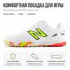 New Balance Nb 442 Pro V2 Удобные Простые в Носке Кожаные Футбольные Бутсы Унисекс Футбольные Бутсы Белые MS41TIB2