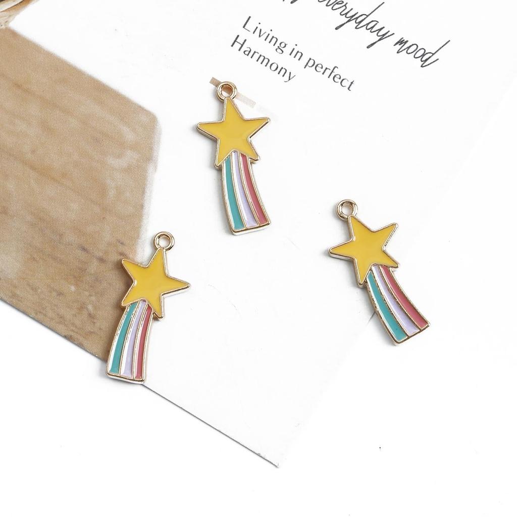 4 шт. несколько стилей, сплав металла, капли масла, красочные аксессуары для изготовления ювелирных изделий, ожерелье, браслет, серьги «сделай сам»