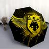 Складной зонт с принтом логотипа AEK FC, для улицы, отдыха и путешествий, прочная ткань зонта, подарок на день рождения и праздник