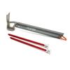 Tent Hammer Stakes Nail Puller Hammer Heavy Duty Nail Puller Ground Hook Lifter Remover Hammer for Tent Pegs Outdoor & Indoor