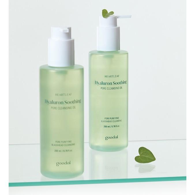 Goodal Heartleaf Hyaluron Успокаивающее очищающее поры масло 200 мл