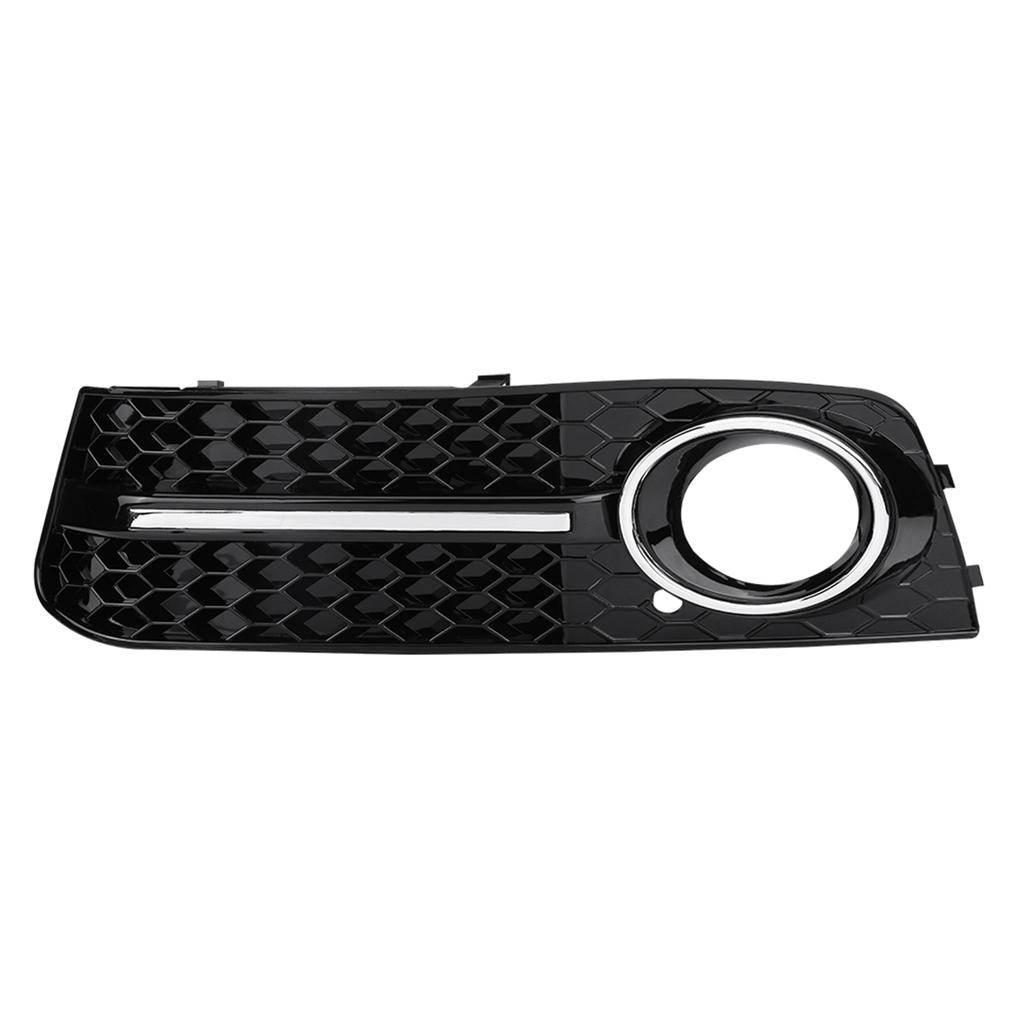 Chrome Glossy Fog Light Cover Grills Front Grille Fit for A4 S4 B8 09‑12