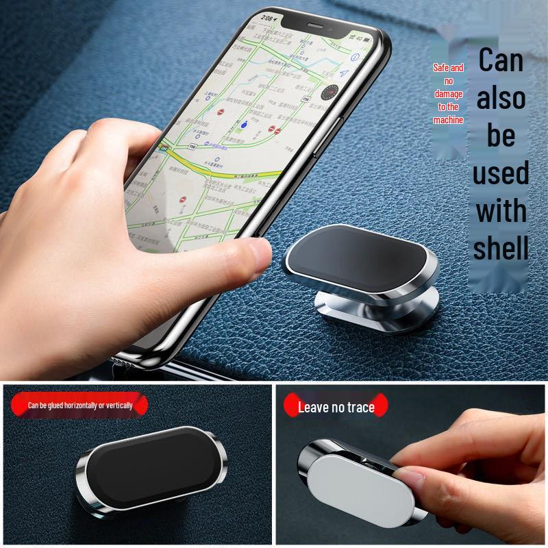 Многофункциональный магнитный держатель для телефона в автомобиль из цинкового сплава - Складной и клейкий для приборной панели