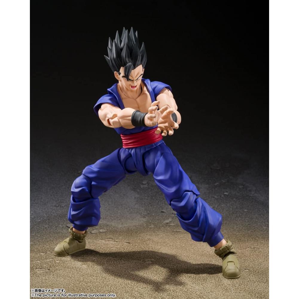 SHFiguarts Dragon Ball Super Super Hero Ultimate Gohan SUPER HERO (Версия для перепродажи) приблизительно. 140 мм окрашенная подвижная фигурка из ПВХ и АБС