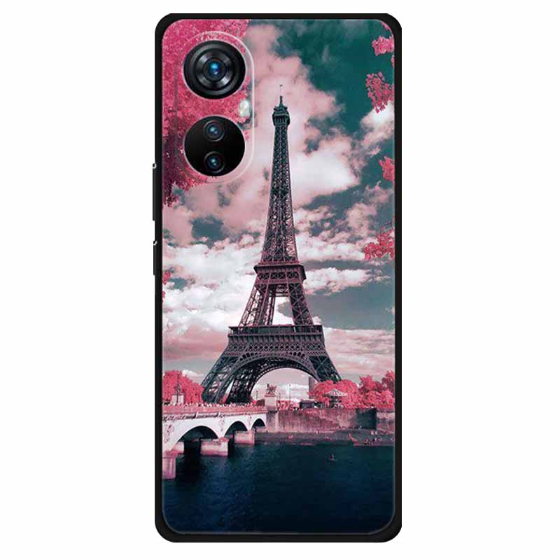 Чехол для Blackview A200 Pro Модный Силиконовый Черный Окрашенный ТПУ Мягкий Чехол для Телефона для Blackview A 200 Pro 6.67 Защитный A200Pro