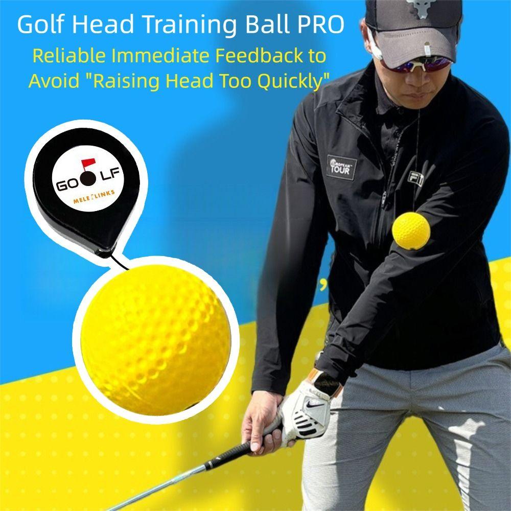Rotation Training Golf Head Balance Trainer Adjustable Length Golf Swing Trainer Training Aid