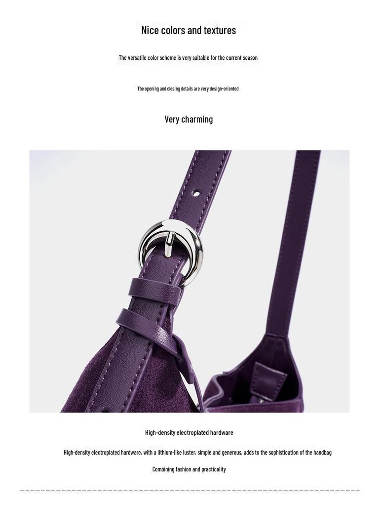 2025 Сумка женская подмышечная и через плечо из матовой кожи - Универсальная дорожная маленькая квадратная сумка