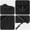 Cantilever Sun Umbrella Black 352 x 251 x 265 cm Polyester and Aluminum