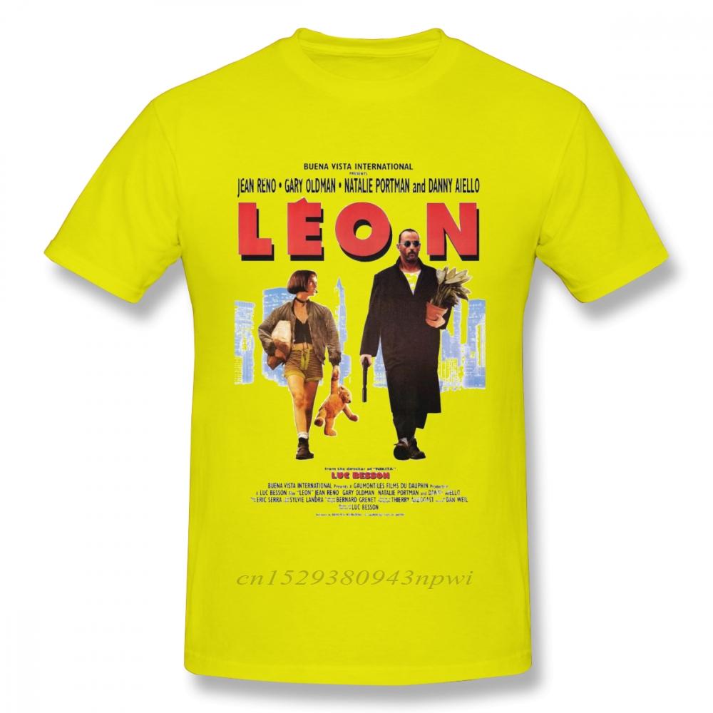 LEON The Professional Винтажная футболка для мужчин 3D-печать Красивая летняя дышащая Камисета Повседневный топ Дизайнерские футболки