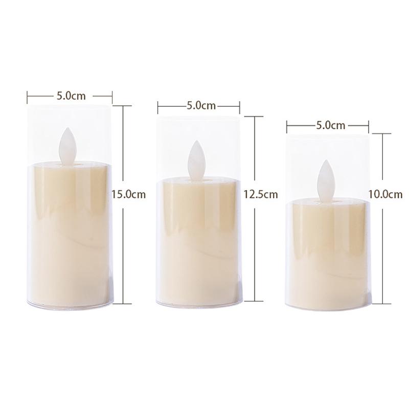 Вечеринка Романтическая Свадьба с Батареей Домашний Декор Рождество Светодиодная Свеча Лампа Беспламенные Свечи Светильник Качающийся Фитиль