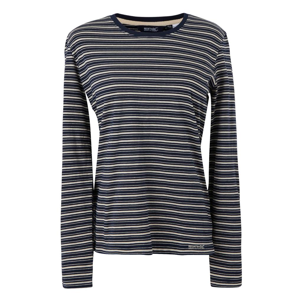 Regatta Womens/Ladies Federica Stripe Long-Sleeved T-Shirt