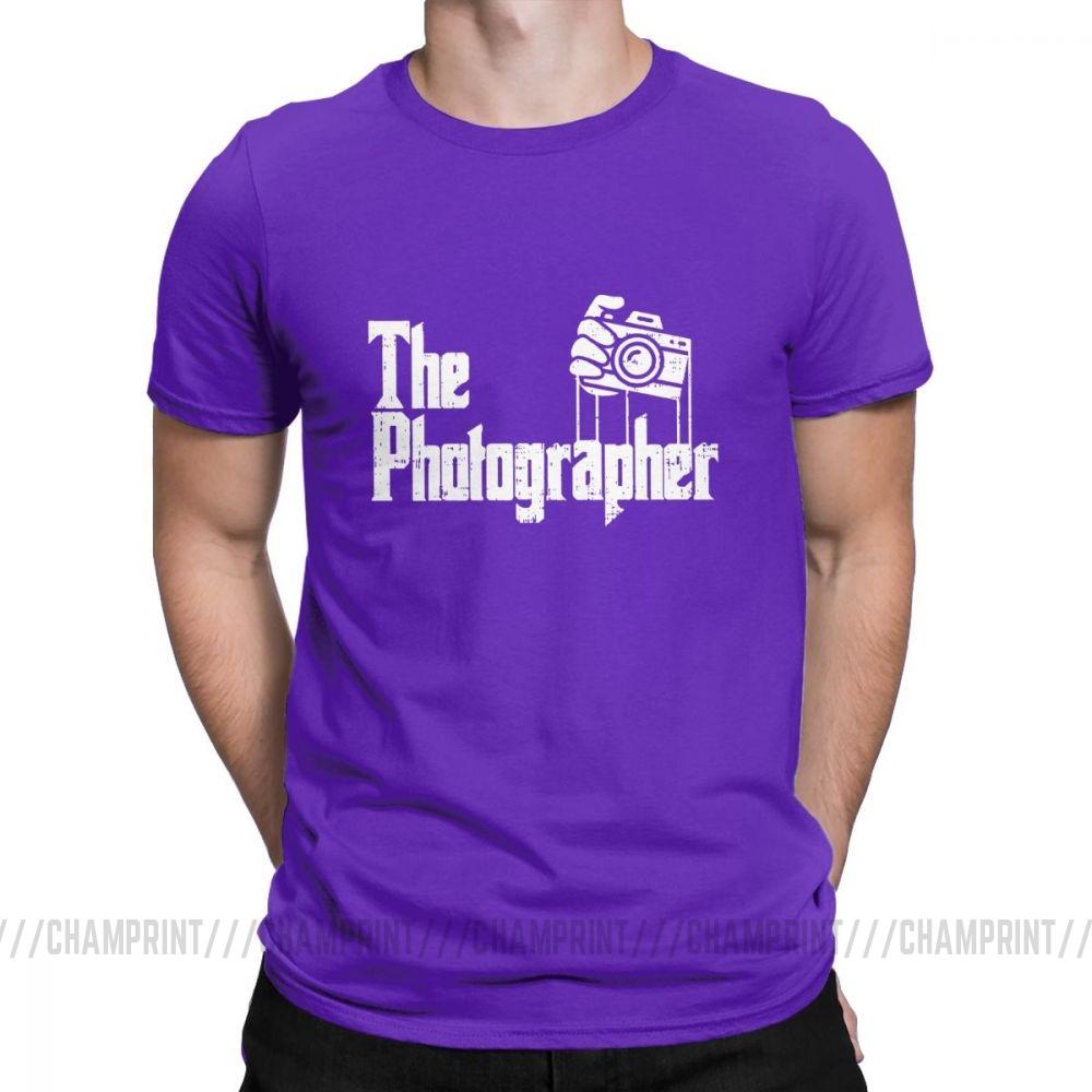 The Photographer T Shirt Men S 100 Cotton Hipster T Shirt O Neck The Godfather Tees