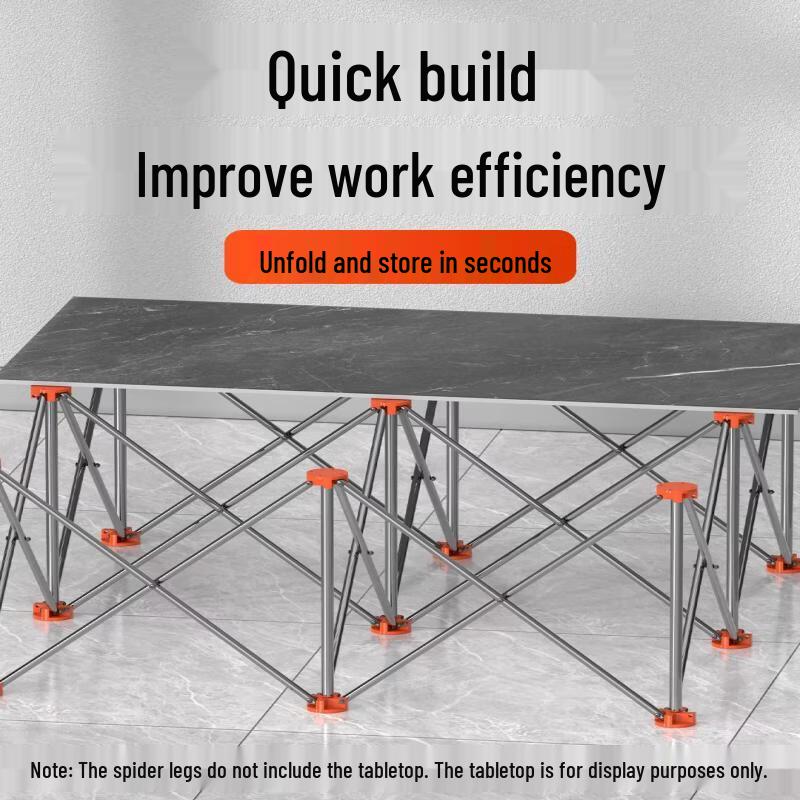 Adjustable 12-Leg Folding Workbench Stand