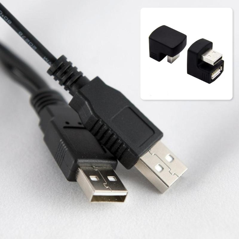 USB2.0 Папа-Мама U-образный Изогнутый Соединитель Адаптер Plug And Play Для Компьютера, Клавиатуры, Мыши, Принтера, Камер