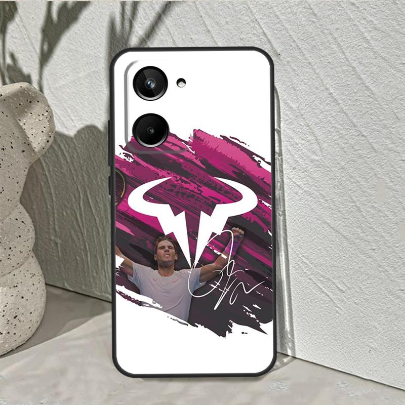 Tennis Roger Federer RF For Realme C55 C53 C67 C75 C71 C61 C33 C63 C51 C65 10 11 12 13 14 Pro Plus GT7 15 Pro Case